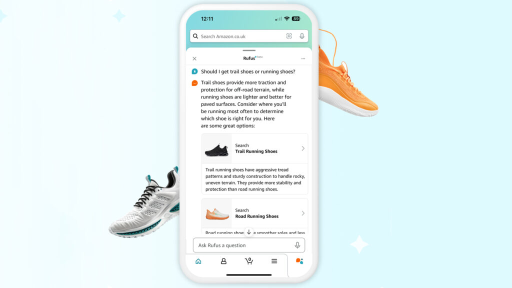 Amazon's AI-powered shopping assistant Rufus lands in the UK