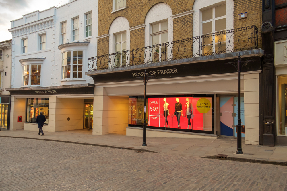 Fenwick in talks for House of Fraser's Guildford store